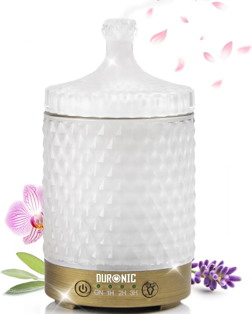 Duronic AD31 Diffuseur d’Arômes Brumisateur d’Huiles essentielles Purificateur d’air Naturel Humidificateur Aromathérapie...