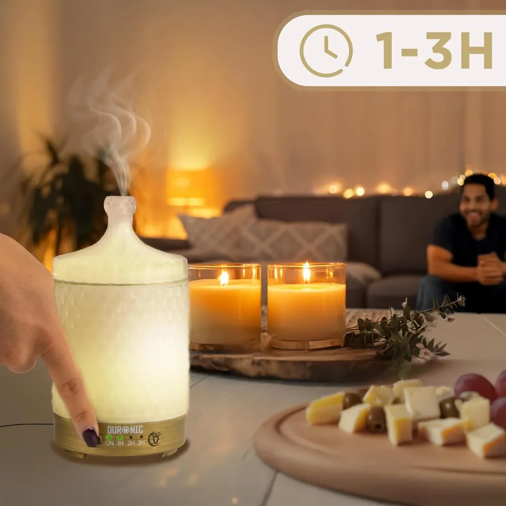 Duronic AD31 Diffuseur d’Arômes Brumisateur d’Huiles essentielles Purificateur d’air Naturel Humidificateur Aromathérapie...