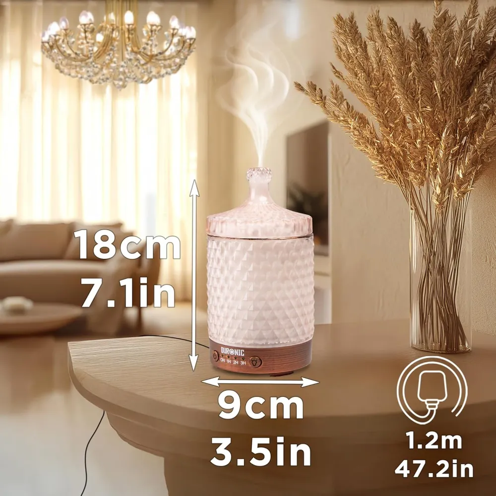 Duronic AD32 Diffuseur d’Arômes Brumisateur d’Huiles essentielles Purificateur d’air Naturel Humidificateur Aromathérapie...