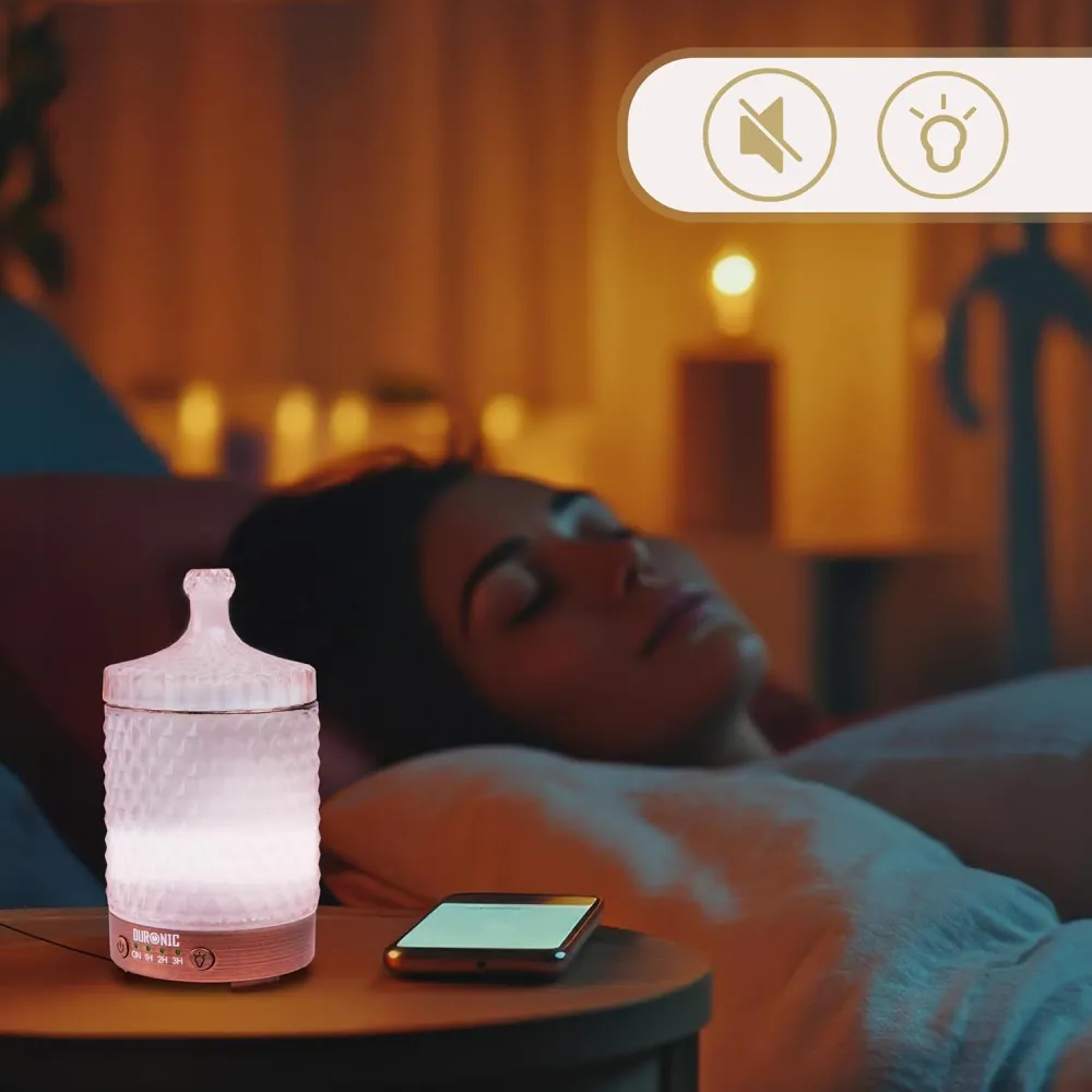 Duronic AD32 Diffuseur d’Arômes Brumisateur d’Huiles essentielles Purificateur d’air Naturel Humidificateur Aromathérapie...