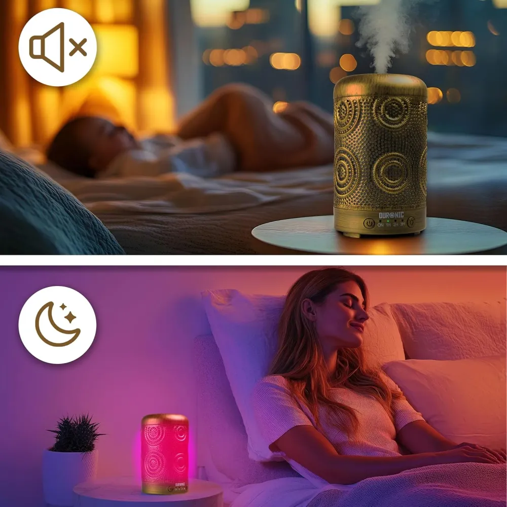 Duronic AD41 Diffuseur d’Arômes Brumisateur d’Huiles essentielles Purificateur d’air Naturel Humidificateur Aromathérapie...