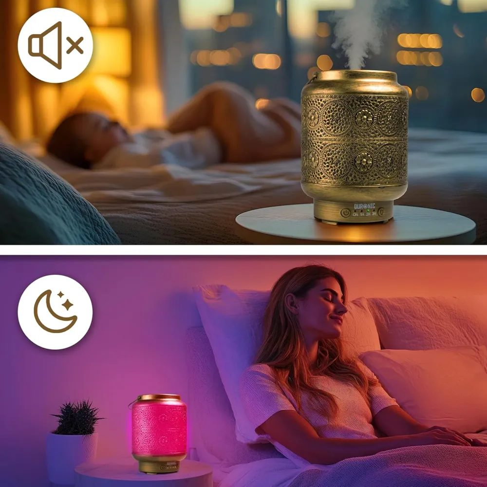 Duronic AD42 Diffuseur d’Arômes Brumisateur d’Huiles essentielles Purificateur d’air Naturel Humidificateur Aromathérapie...
