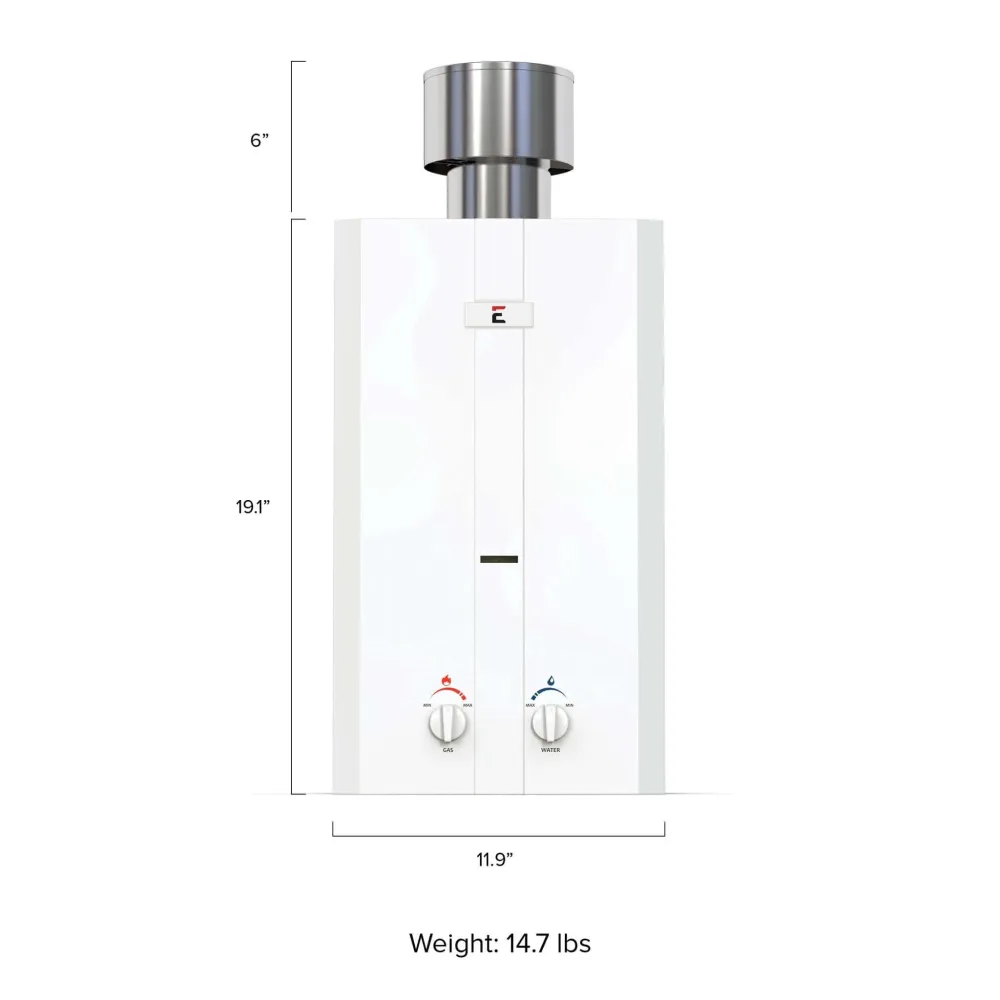 Chauffe-eau extérieur sans réservoir Eccotemp L10 avec pompe Eccoflo et crépine