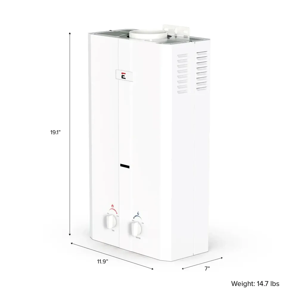 Chauffe-eau extérieur sans réservoir Eccotemp L10 avec pompe Eccoflo et crépine