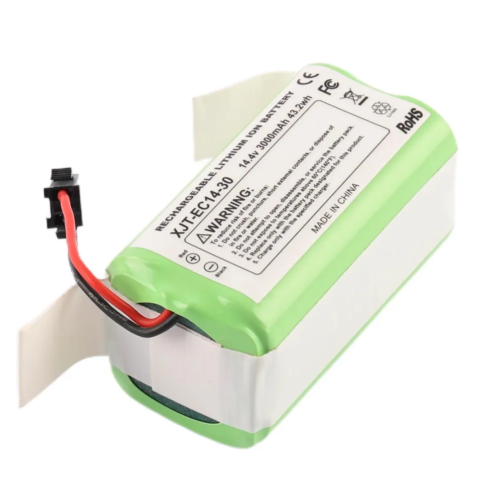 Batterie pour robot aspirateur XJT-EC14-30 pour Eufy RoboVac G30 Hybrid 14,4 V 3000 mAh Ecovacs