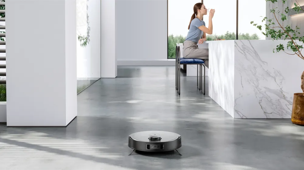 Ecovacs DEEBOT X1 OMNI – Robot Aspirateur & Laveur avec Station Tout-en-Un | Nettoyage Intelligent et Autonome (Boite ouve...