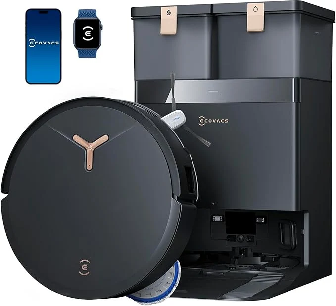 ECOVACS DEEBOT T50 MAX PRO OMNI – Robot Aspirateur et Laveur avec Station Tout-en-un (Boite ouverte)