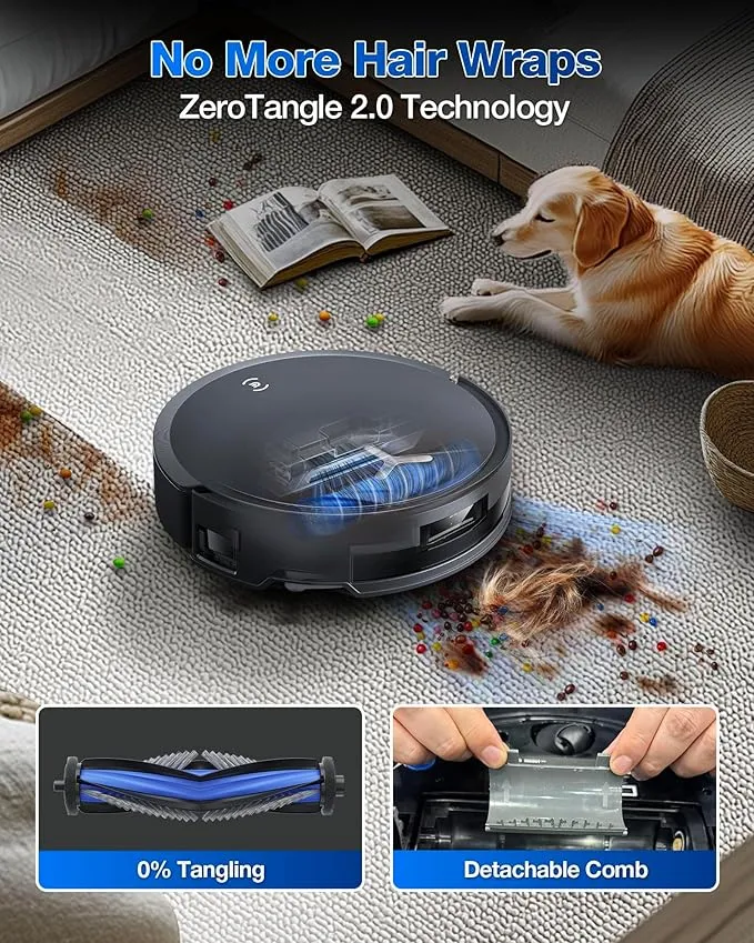 ECOVACS DEEBOT T50 MAX PRO OMNI – Robot Aspirateur et Laveur avec Station Tout-en-un (Boite ouverte)