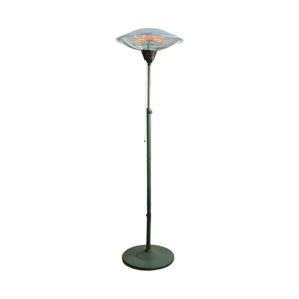 Chauffage d'Appoint Quartz EDM 07093 07093 2100 W Ø 56,5 x 190 cm Blanc Noir EDM Product