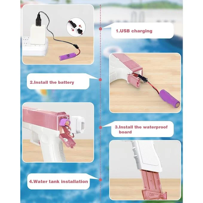Electric Water Gun Rose vif