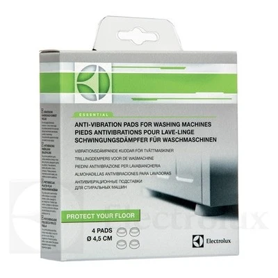 Electrolux 4 pieds supports en caoutchouc anti-vibrations universels pour lave-linge, sèche-linge, réfrigérateur