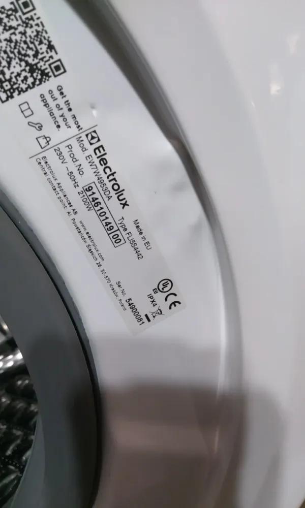 Lave-linge Sechant 9 kg Reconditionné ELECTROLUX EW7W4953DA