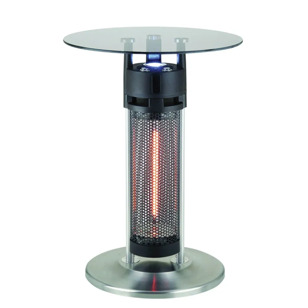 Ener-G+ HEA-14756LED Table Bistro Extérieur avec chauffage Infrarouge Intégré 1400 Watts
