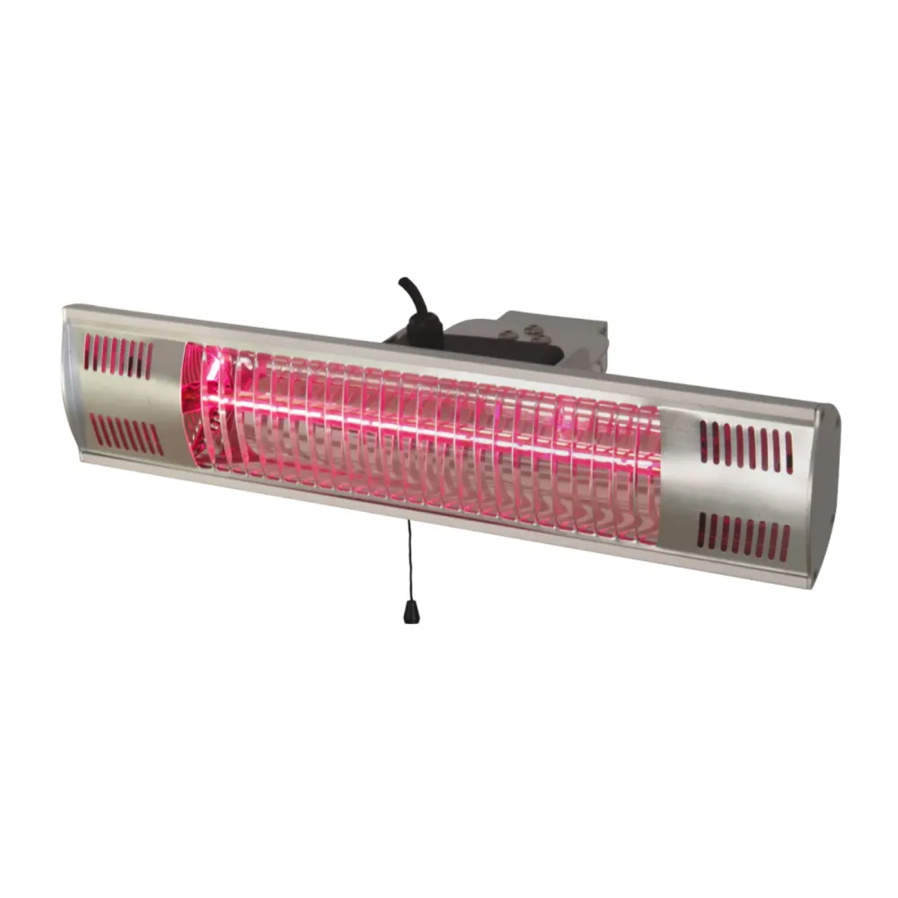 Ener-G+ HEA-21580-GOLD Chaufferette Électrique Infrarouge Murale pour l'extérieur 5100 BTU Argent