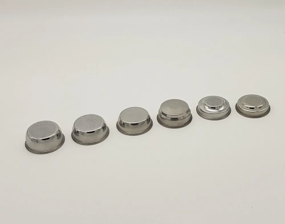 Ensemble complet 6 filtres de diamètre de 57 mm pour les machines à café Lelit