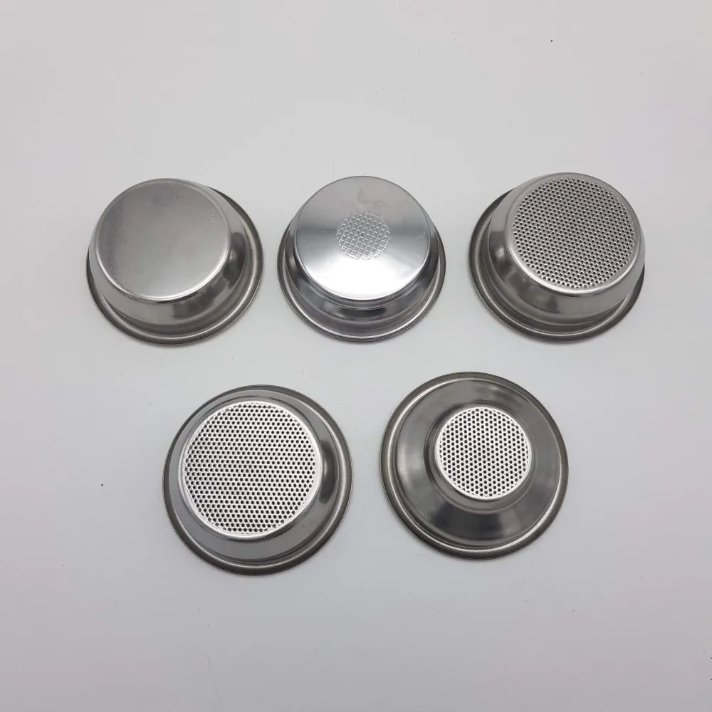 Ensemble complet 5 filtres de 58 mm de diamètre pour les machines à café Llelit