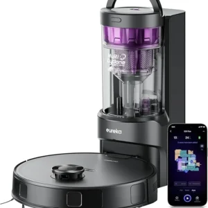 Eureka E20 Plus – Robot Aspirateur Intelligent avec Détection 3D et Succion de 8000 Pa (Boite ouverte jamais utilisé)