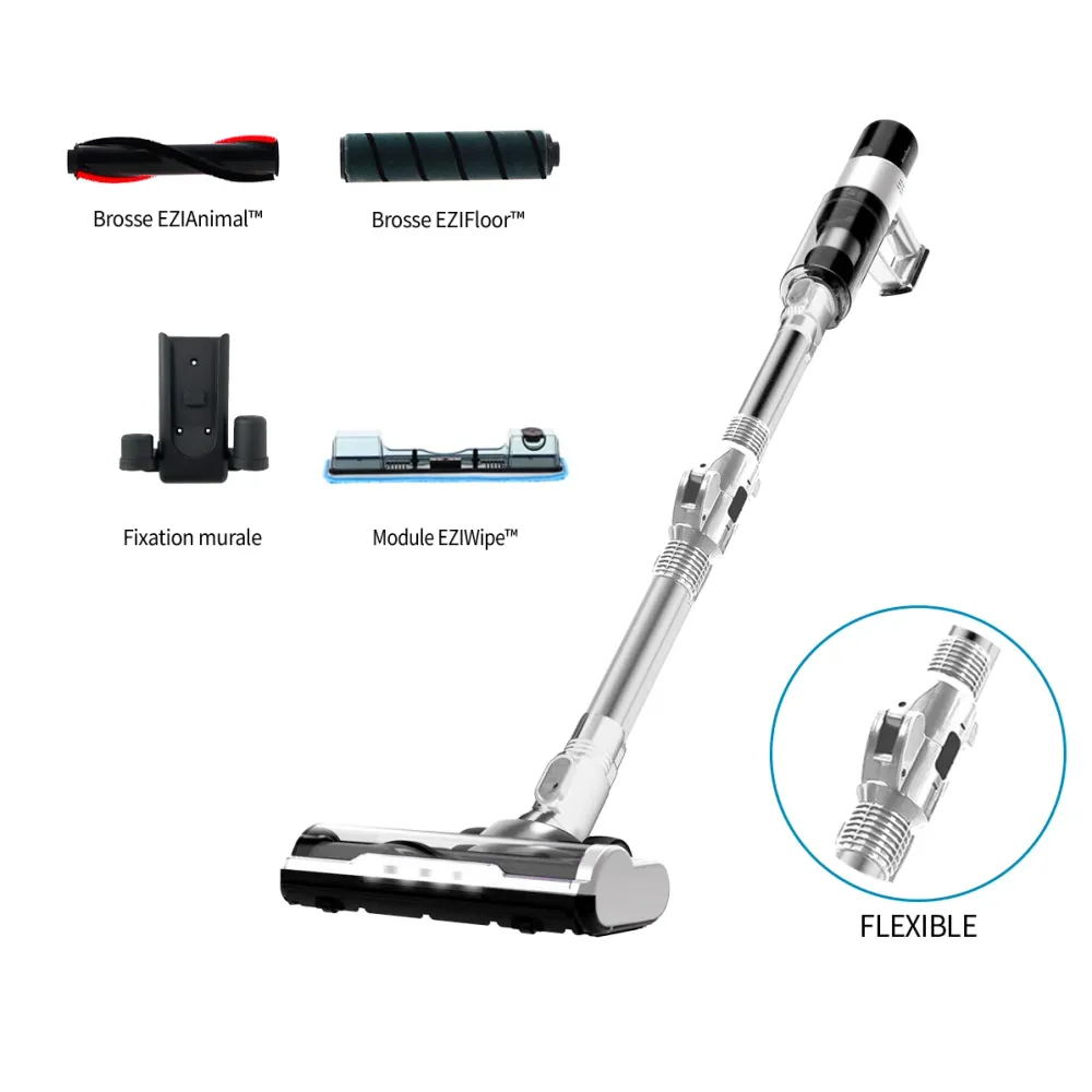 Aspirateur balai sans fil EZIclean Cycloboost R6 WASH