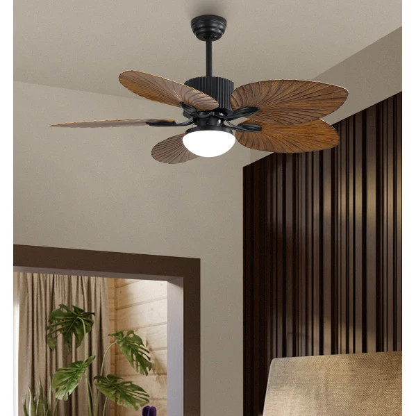 Fabrilamp ventilateur de plafond Colla métal noir
