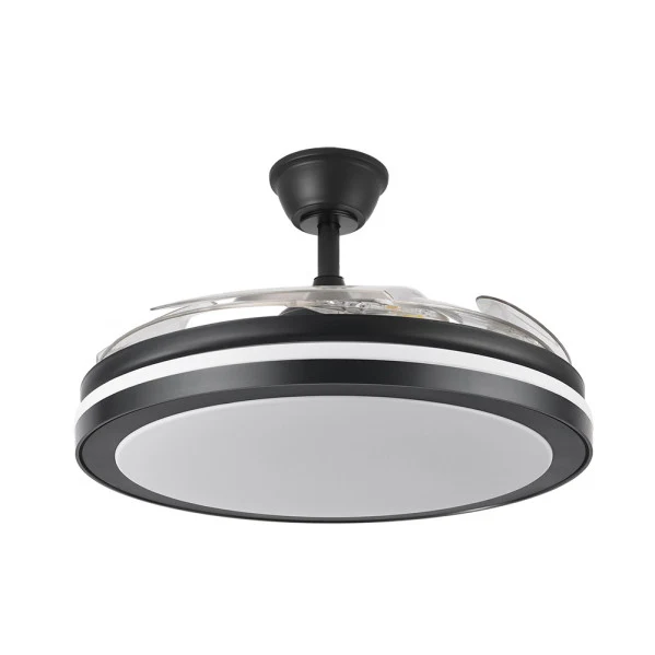 Fabrilamp ventilateur de plafond Esparta métal noir