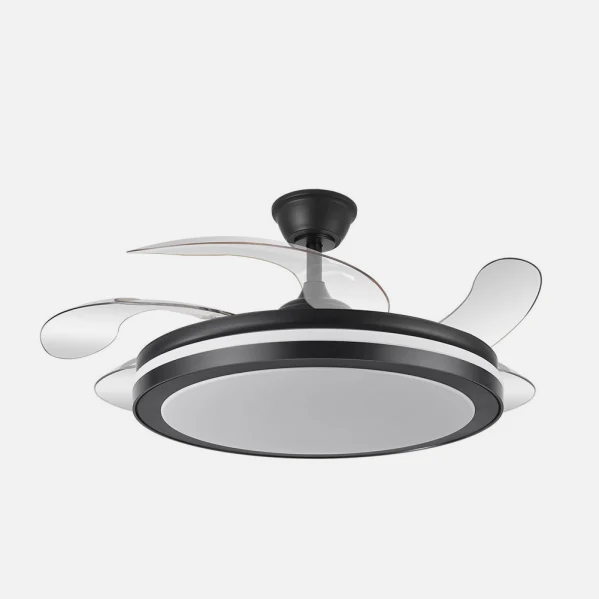 Fabrilamp ventilateur de plafond Esparta métal noir