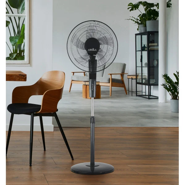 Fabrilamp ventilateur portable Rayo métal gris