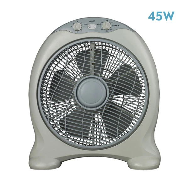Fabrilamp ventilateur portable Urgel gris policarbonato