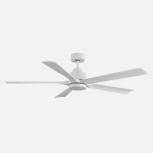 Ventilateur de plafond Fabrilamp Cairo en métal blanc