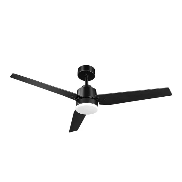 Ventilateur de plafond Fabrilamp Captus en métal noir