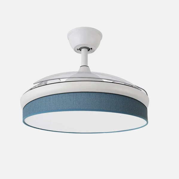 Ventilateur de plafond Fabrilamp Moda en métal blanc