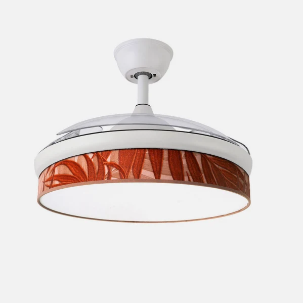 Ventilateur de plafond Fabrilamp Moda en métal blanc