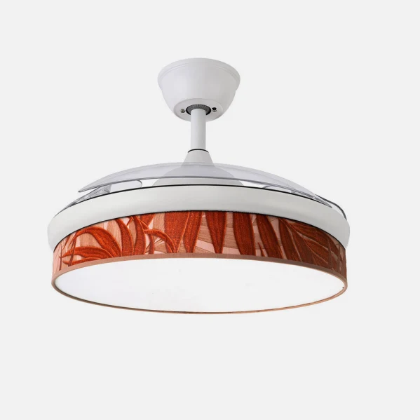 Ventilateur de plafond Fabrilamp Moda en métal blanc