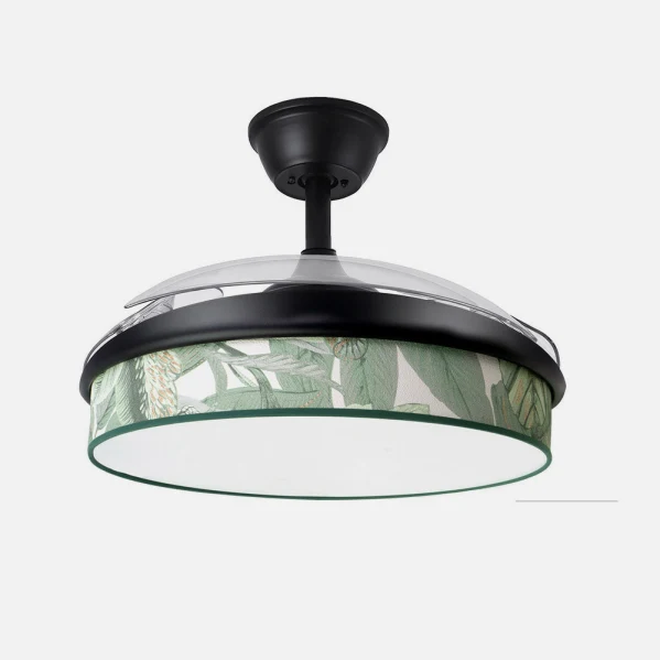 Ventilateur de plafond Fabrilamp Moda en métal noir