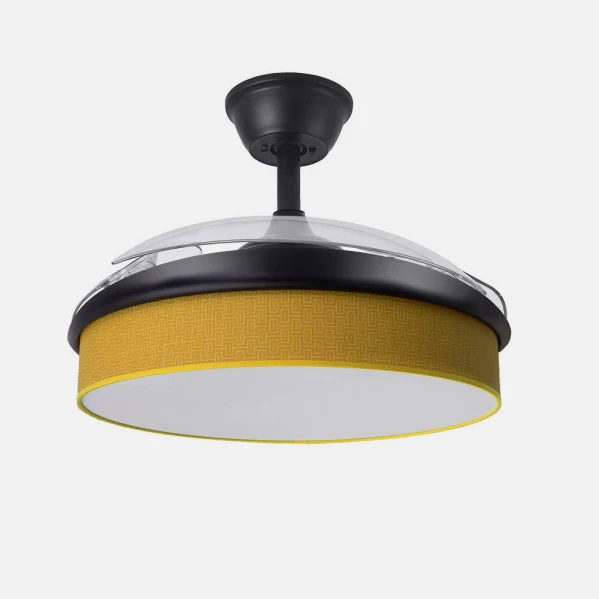 Ventilateur de plafond Fabrilamp Moda en métal noir