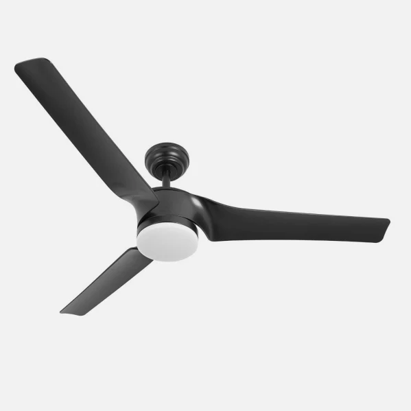 Ventilateur de plafond Fabrilamp Montijo en métal noir