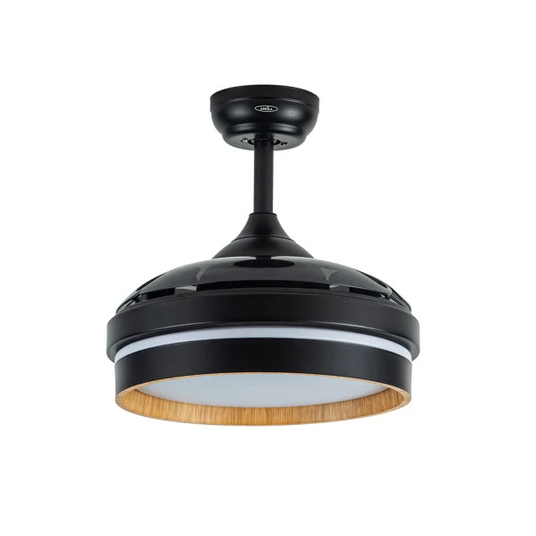 Ventilateur de plafond Fabrilamp Nalon en métal noir