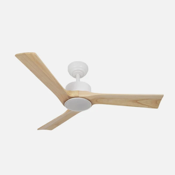 Ventilateur de plafond Fabrilamp Orinoco en métal blanc