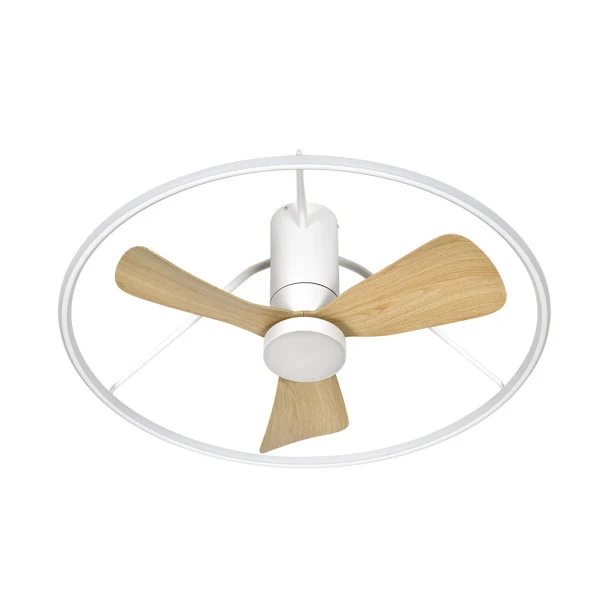 Ventilateur de plafond Fabrilamp Porto blanc ABS