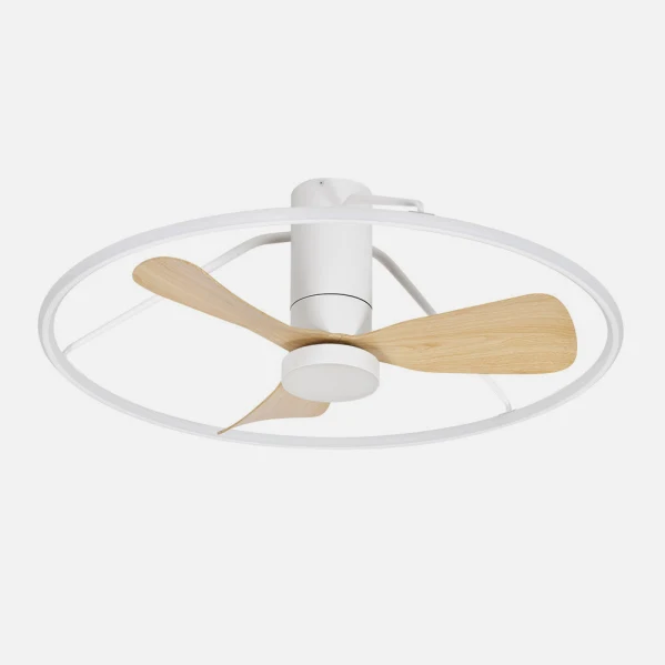 Ventilateur de plafond Fabrilamp Porto blanc ABS