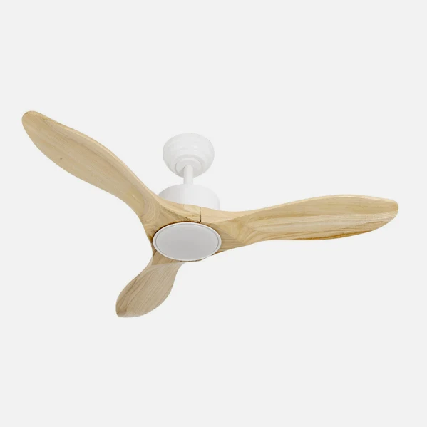Ventilateur de plafond Fabrilamp Segre en métal blanc