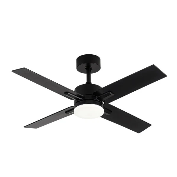 Ventilateur de plafond Fabrilamp Talco en métal noir