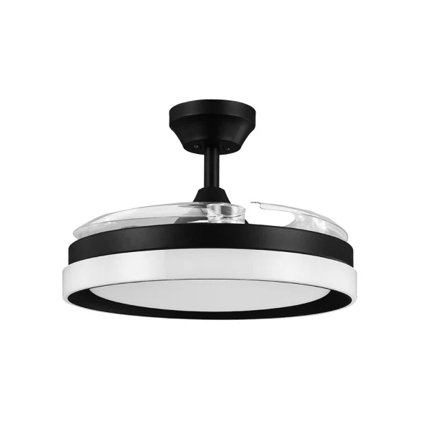 Ventilateur de plafond Fabrilamp Zenit en métal noir