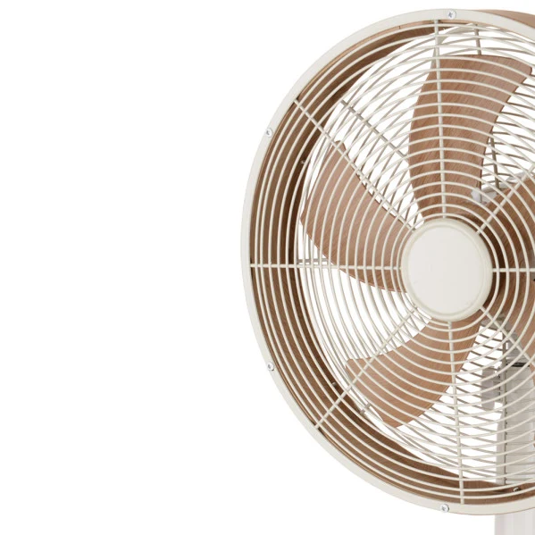Ventilateur portable Fabrilamp Alcaniz en métal blanc