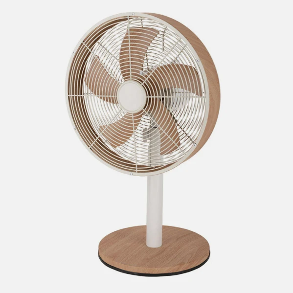 Ventilateur portable Fabrilamp Alcaniz en métal blanc
