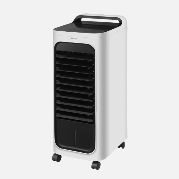 Ventilateur portable Fabrilamp Dakar en métal blanc