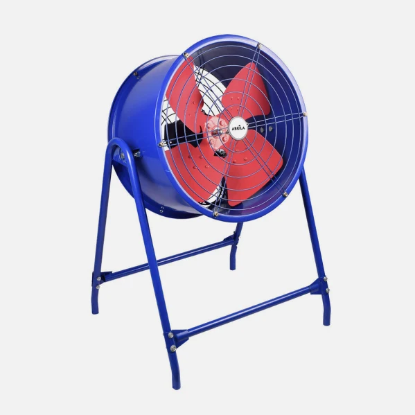 Ventilateur portable Fabrilamp Dana en métal bleu
