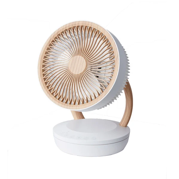Ventilateur portable Fabrilamp Ruisenor en métal blanc