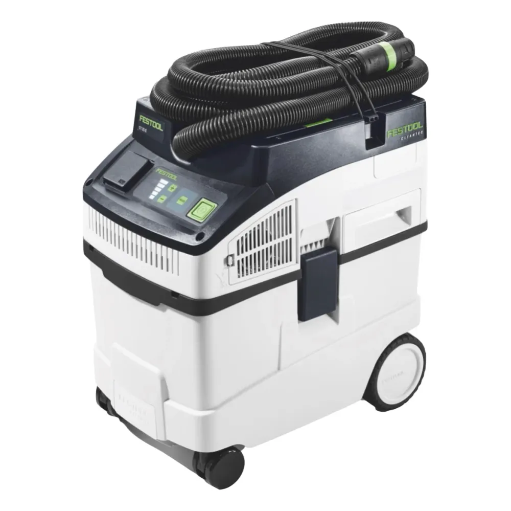 Festool CLEANTEC CT 25 E Aspirateur mobile 1200 W 25 l ( 577498 ) + SELFCLEAN Filtersack ( 577484 )