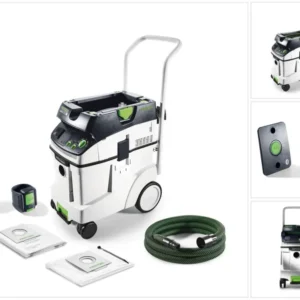 Festool CTL 48 E AC CLEANTEC Aspirateur mobile 48l poussières de classe L ( 574974 ) + Module Bluetooth