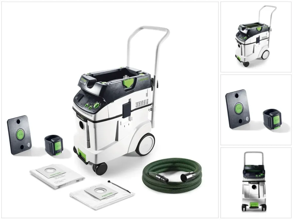 Festool CTL 48 E AC CLEANTEC Aspirateur mobile 48l poussières de classe L ( 574974 ) + Module Bluetooth